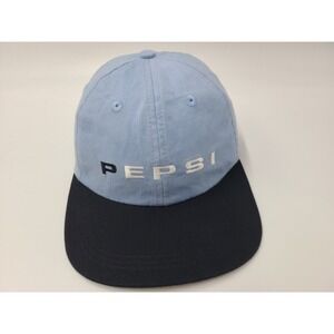 Vintage Pepsi Adjustable (Fits Small) Hat Cap Casual Dad Men Women Blue Black
